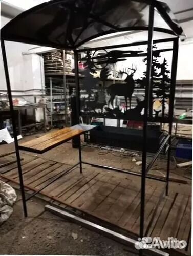 Мангал С крышей