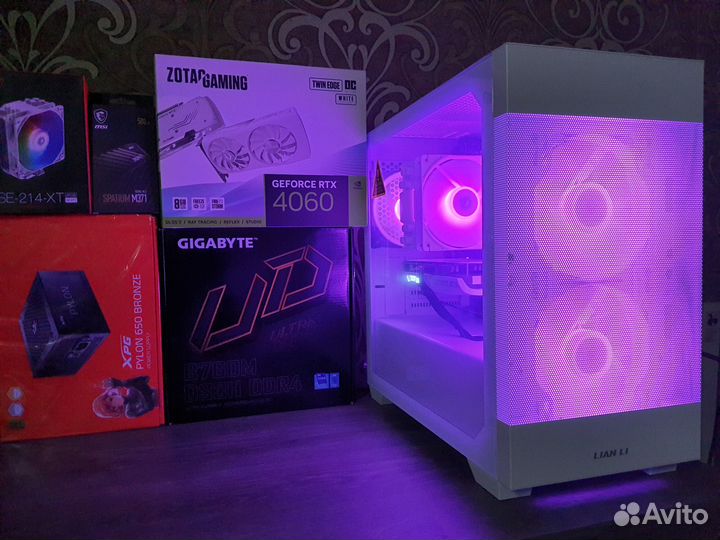 Новый Пк Для Игр Core i5 12400F/B760+RTX4060/650W