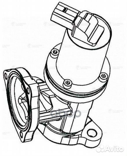 Клапан EGR (рециркуляции выхл. газов) hyundai