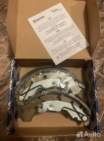 Задние колодки барабанные Opel, Fiat