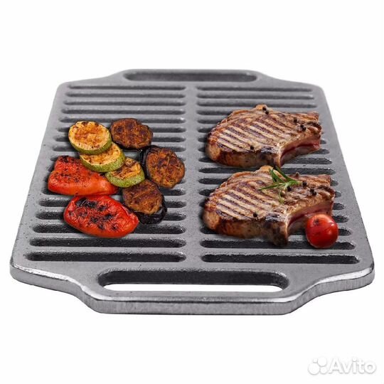 Решетка гриль Cossmo чугунная Малая 500х320х11мм с