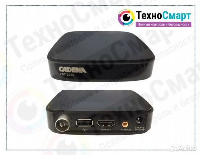 Приемник цифровой эфирный cadena CDT-1793