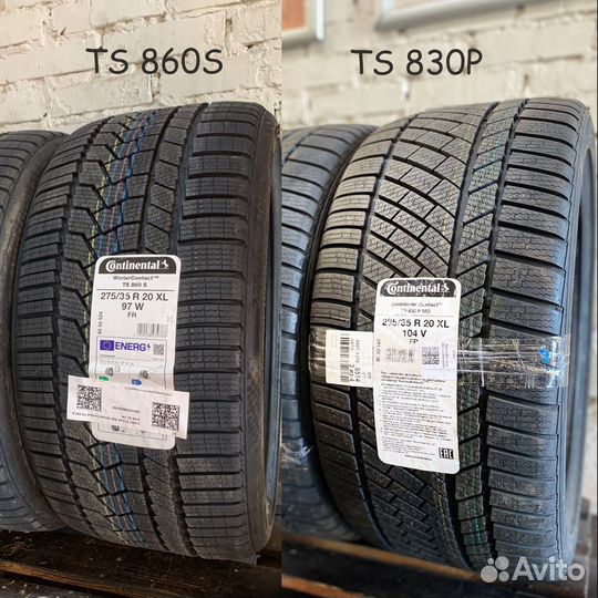 Continental ContiWinterContact TS 860S 275/35 R20 и 285/35 R20