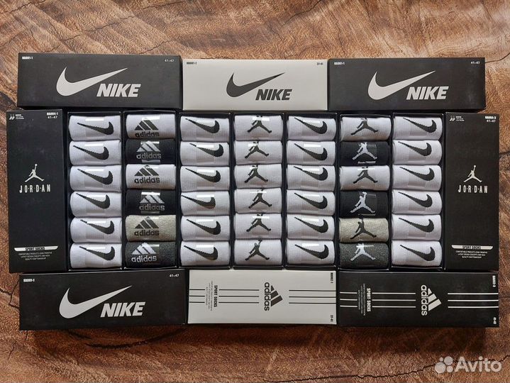 Носки Nike Reebok Jordan Lacoste