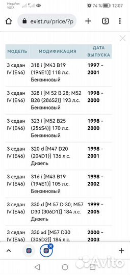 Подушка двигателя BMW e46