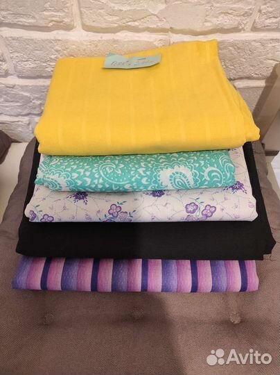 Отрез ткани хлопок СССР