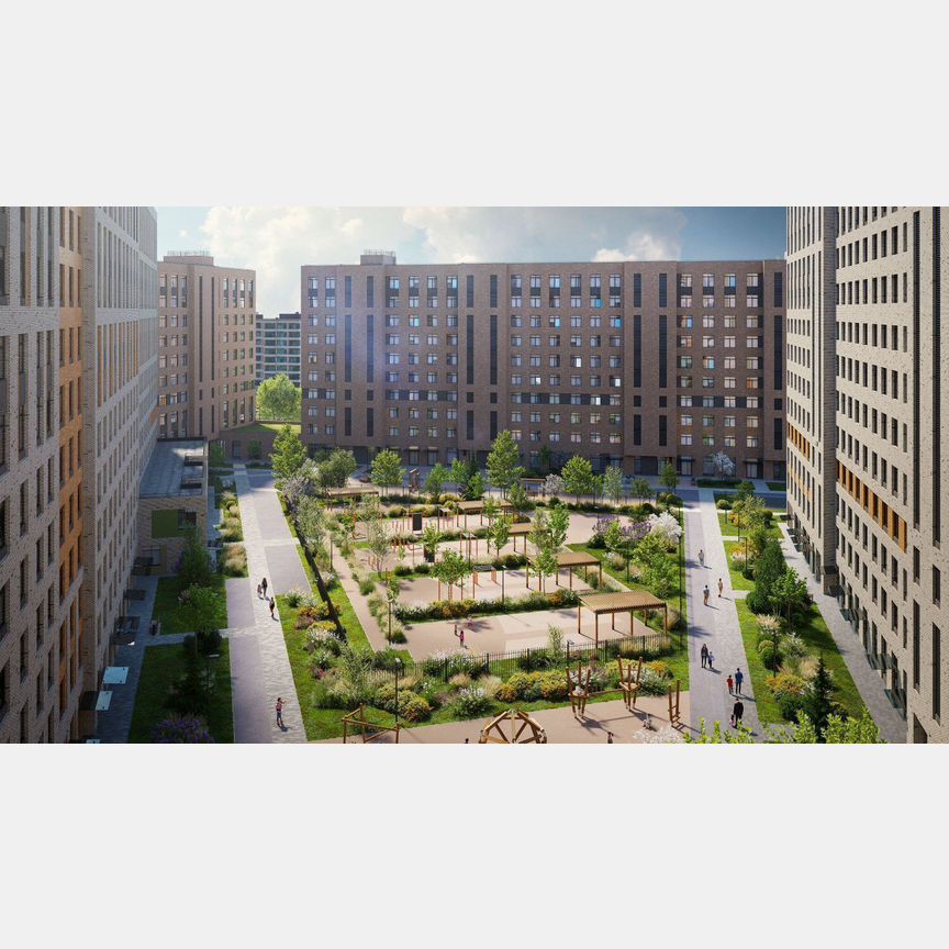 2-к. квартира, 60,8 м², 10/12 эт.