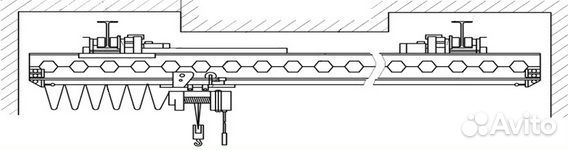 Кран мостовой однобалочный подвесной