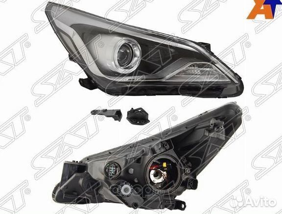 Фара правая hyundai solaris 14-17 линзованная нов