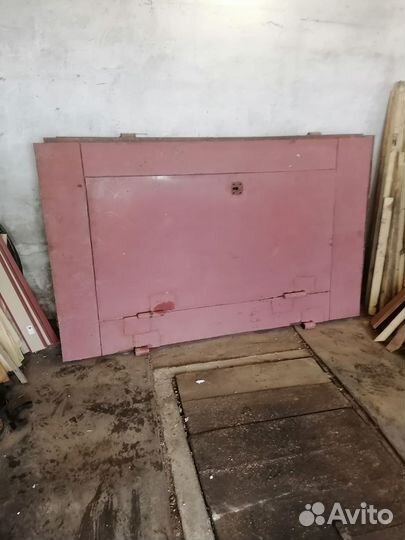 Ворота гаражные металлические бу