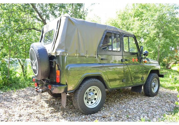 Тент на УАЗ 469 зеленый