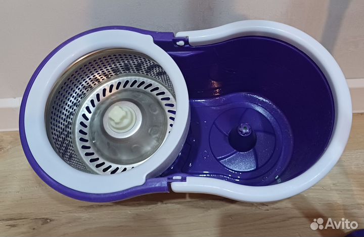 Швабра с ведром и отжимом бу