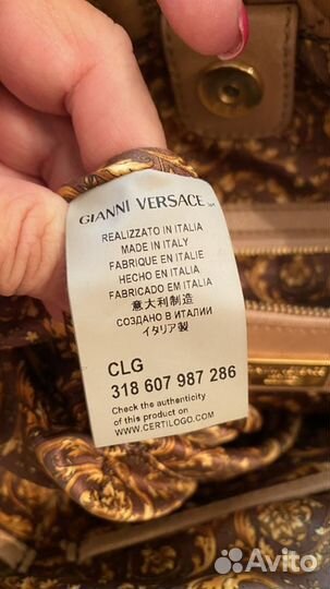 Сумка Gianni Versace кожа винтаж