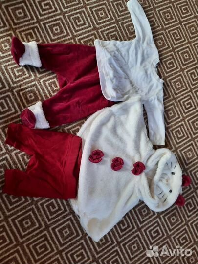 Вельветовый костюм для девочки