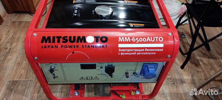 Бензиновый генератор mitsumoto MM 6500 auto
