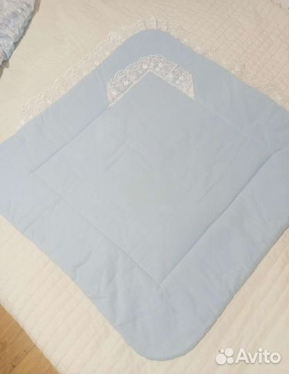 Конверт одеяло на выписку для мальчика