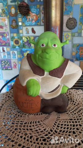 Шрек копилка керамика