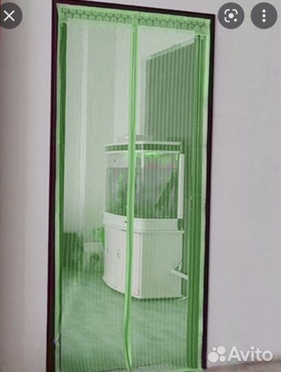 Москитная сетка на магнитах на двери и окна