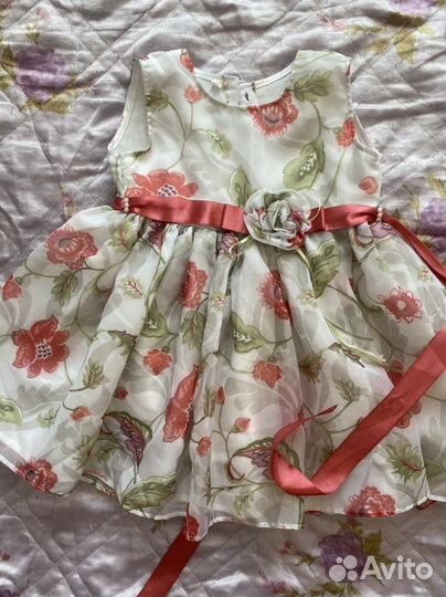 Платье для девочки 86