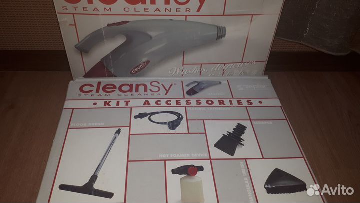 Пароочиститель zepter новый+компл.насадок