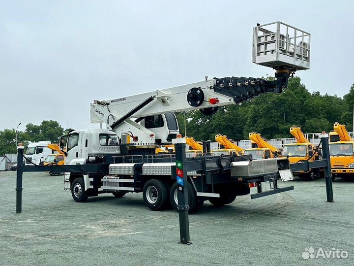 Аренда и услуги телескопической автовышки, 400 кг, 56 м