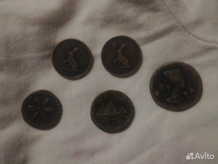 Монеты из магнита в налич. 5шт1шт10р а все за 60р