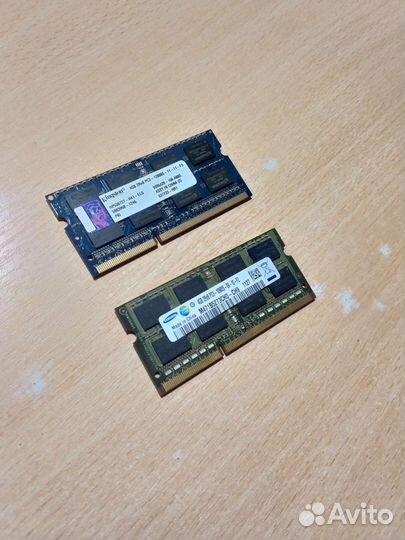 Kingston & Samsung ddr3 4 gb sodimm