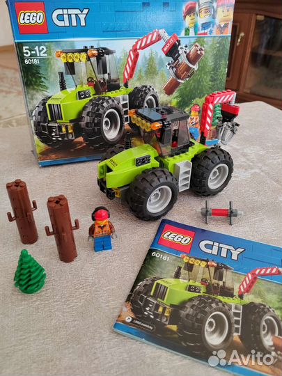 Lego City лесной трактор