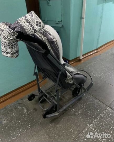 Коляска санки