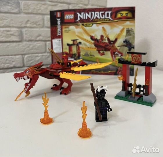 Нoвый Лего Ninjago 71701 Огненный дракон Кая