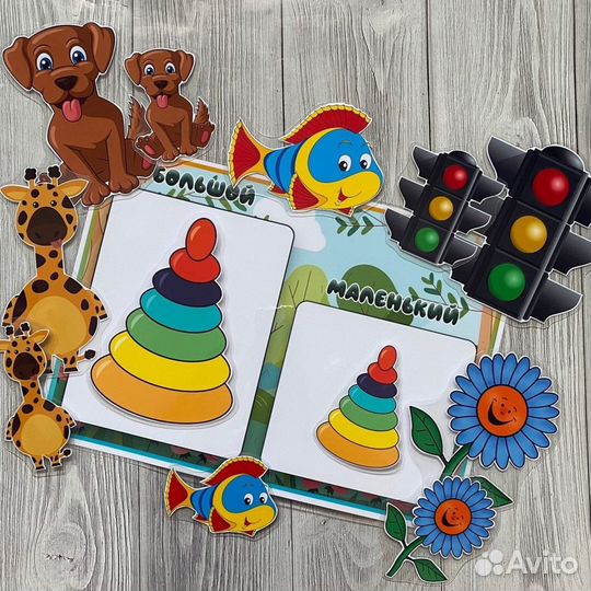 Развивающие игры на липучках