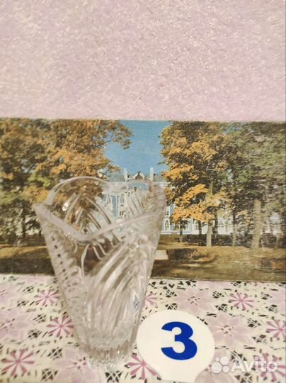 Вазы-хрусталь и вазочки-стекло для варенья СССР