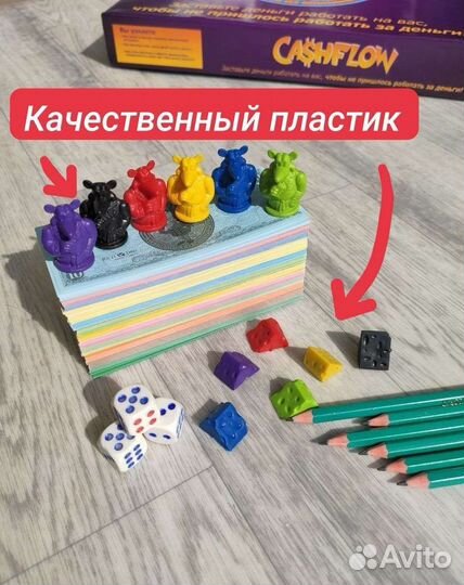 Денежный поток 2 в 1, cashflow 101 и 202 вместе