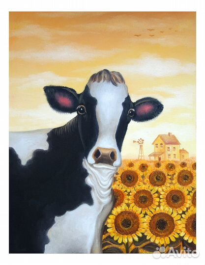 Картина, масло, холст