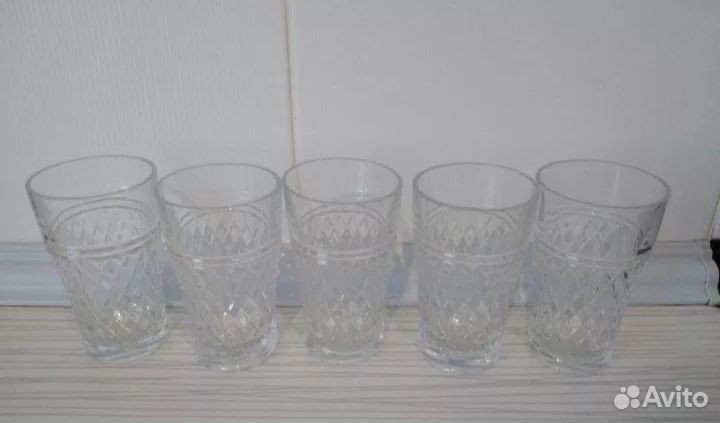 Стаканы/бокалы хрустальные времен СССР