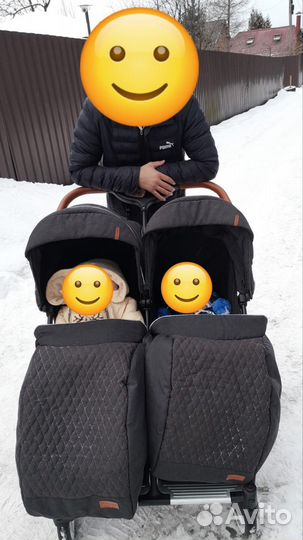 Детские коляски для двойни бу