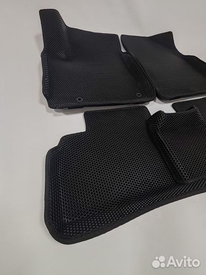 3D эва коврики c бортами Kia Soul III + рест