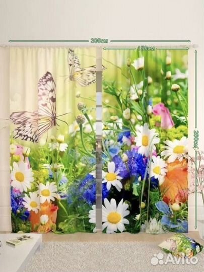 Фотошторы 150х260 2 штуки