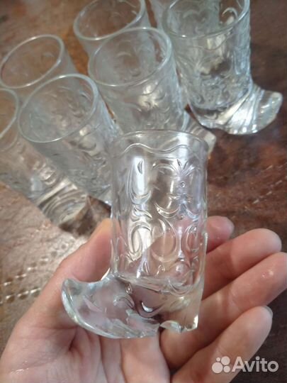 Хрустальные рюмки ссср. Сапожки
