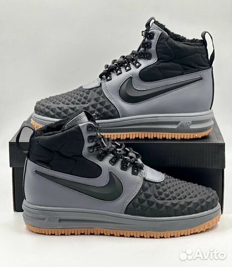 Nike Lunar Force 1 Duckboot Grey Black