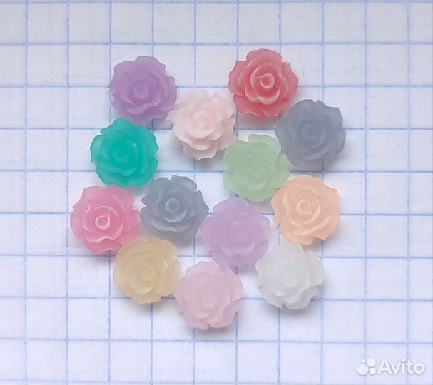 Розочки 100шт декоративные