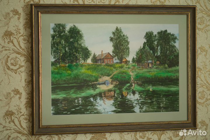 Акварель(летний пейзаж)