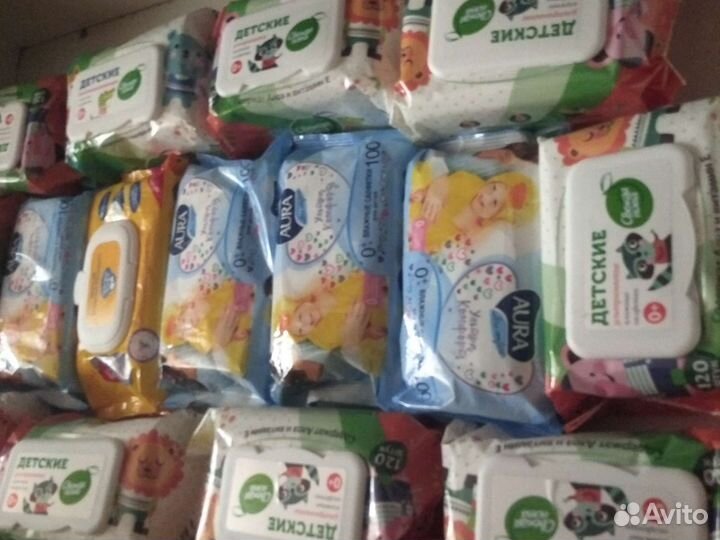 Влажные салфетки детские