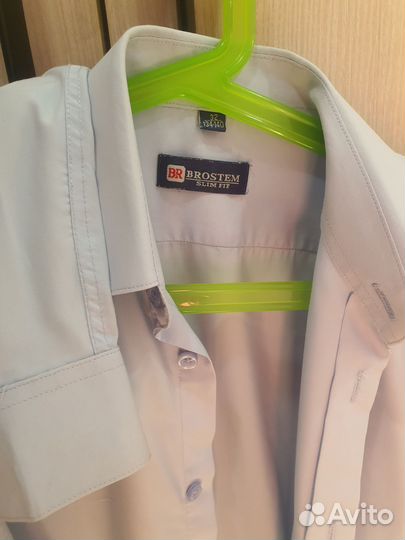 Рубашка голубая 134 140