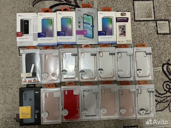 Чехлы, стекла iPhone,Honor,Xiaomi,UAG