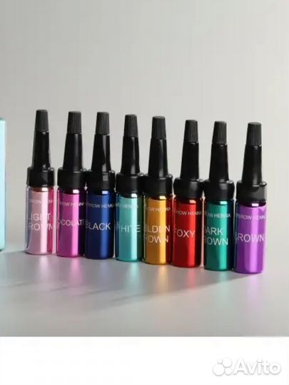 Хна для бровей ekko