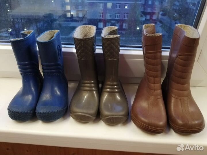 Детские резиновые сапоги