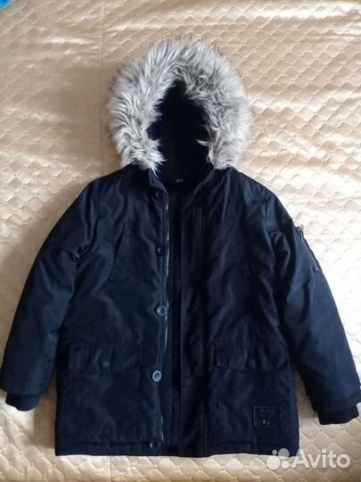Куртка зимняя на мальчика 134 140
