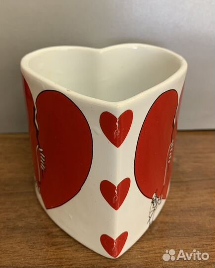 Кружка в форме сердца