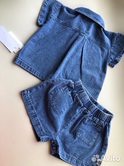 Джинсовый костюм детский
